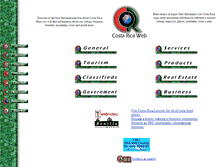 Tablet Screenshot of costaricaweb.com